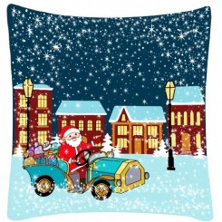 Подушка «Дед Мороз с подарками»